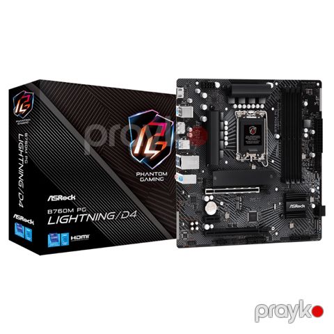 Ana plata ASRock B760M PG Lightning/D4 (B760M PG) — Bakı