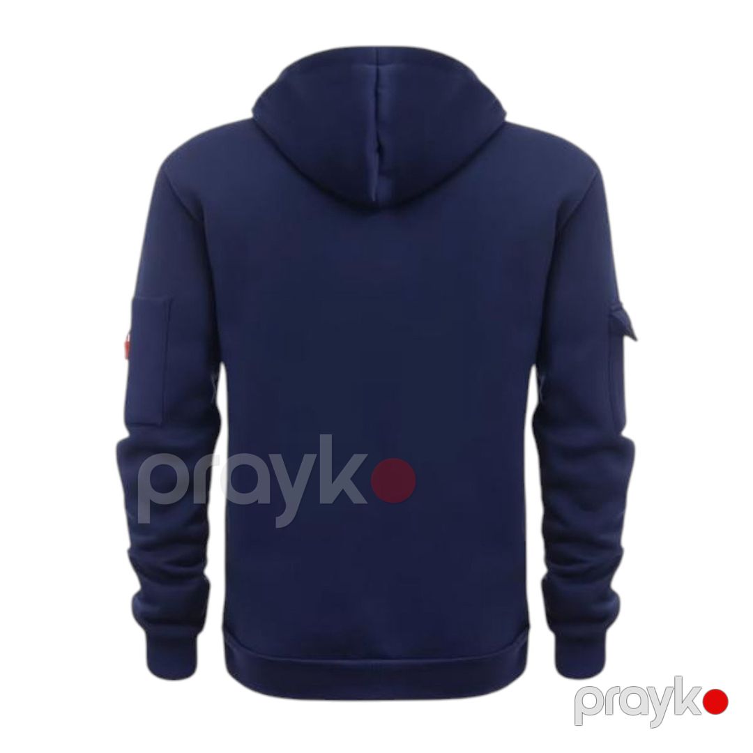 Kişilər üçün hudi EB_1229, göy, poliester, ölçü XXL — Mallar, Bakı (2)