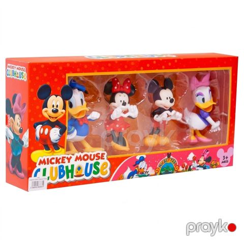 Fiqur dəsti Mickey Mouse Clubhouse, 3+ yaş, plastik, 4 əd — Bakı
