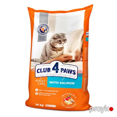 Quru yem Club 4 Paws yetkin pişiklər üçün, toyuq ilə, 14 kq — Bakı