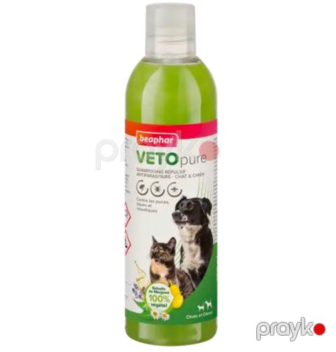 Şampun Beaphar Bio Shampoo Veto pure itlər və pişiklər üçün, gənə əleyhinə, 250 ml — Bakı