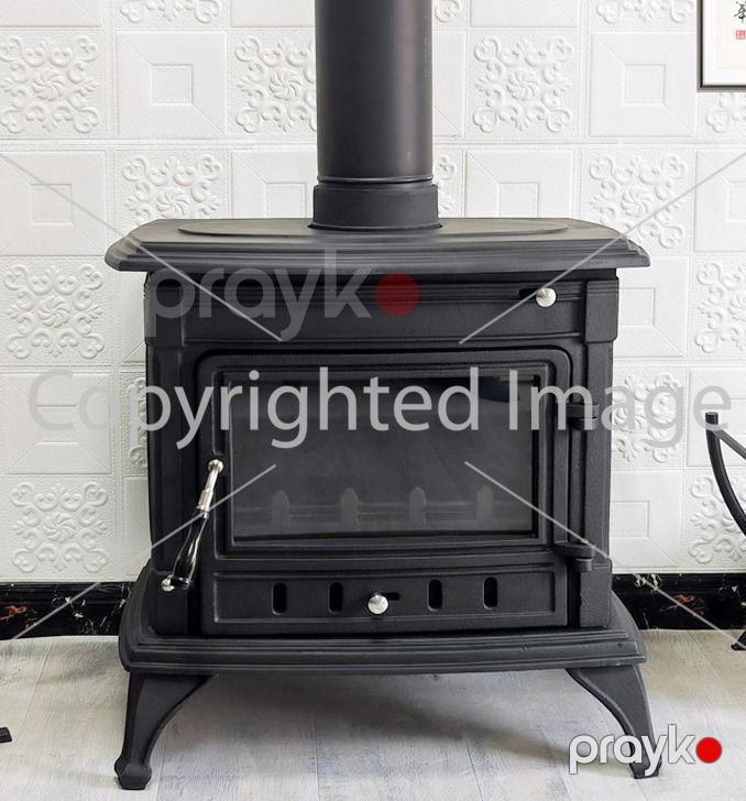 Kamin soba tipli odunlu (çuqun) ŞSÇ 01 — Ev texnikası, Bakı (5)