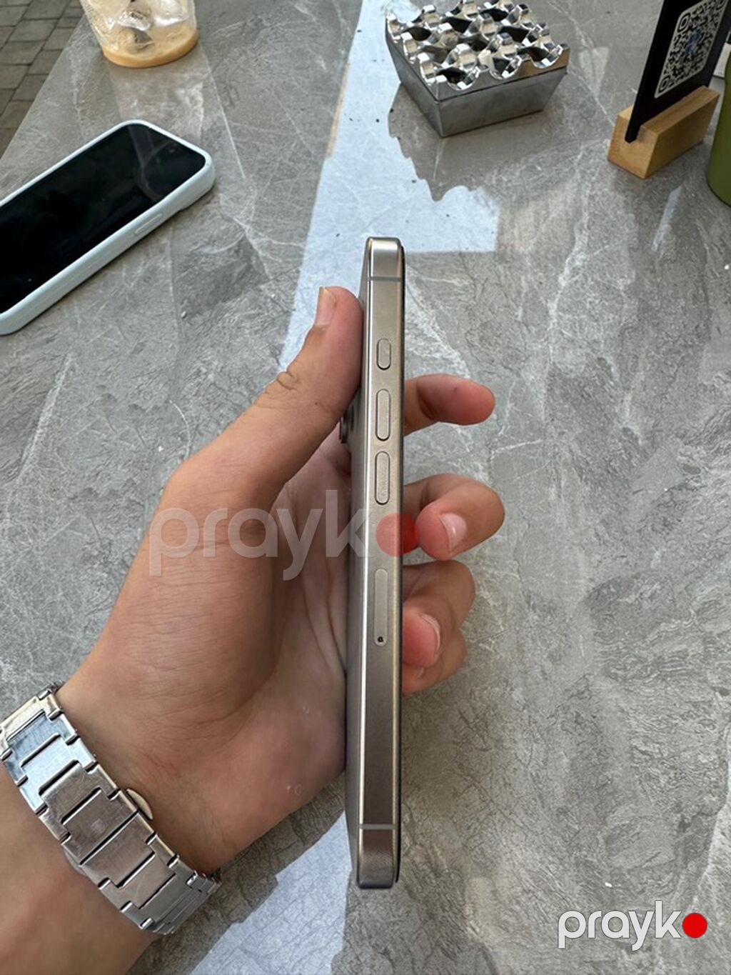 IPhone 16 Pro, 128 GB, Natural Titanium, Simsiz şarj — Apple iPhone, Masazır (2)