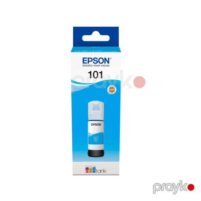 Epson 101 EcoTank C C13T03V24A Cyan Mavi Original Mürəkkəb Şüşəsi — Elektronika, Bakı