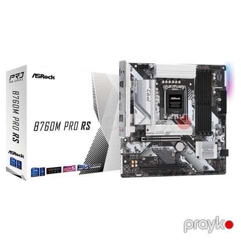 Ana plata ASRock B760M Pro RS DDR5 Motherboard (B760M RS) — Bakı