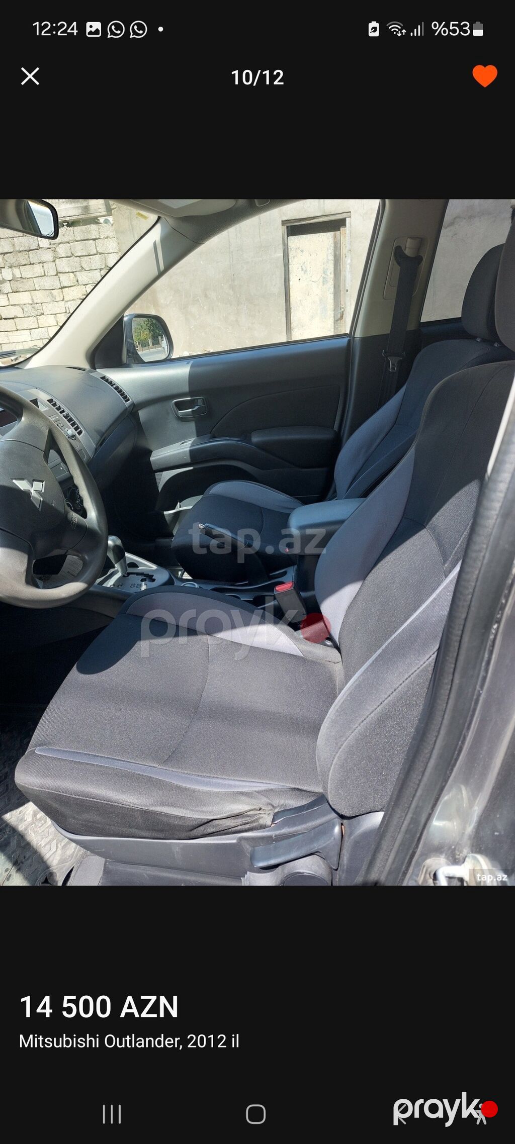 Mitsubishi Outlander: 2.4 l 2008 il 255000 km Universal — Avtomobillər, Gəncə (8)