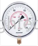 Manometr gliserin dolğulu (0-40 Bar 160 mm 1/2") Pakkens 1601001110 — Bakı