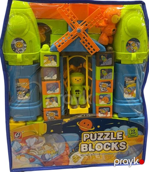 Blok kontruktor Puzzle 6731JX, 73 element — Bakı