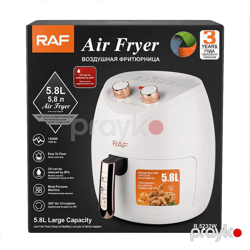 Air Fryer RAF R.5232 White — Frilyör, Bakı (2)