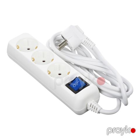 2E Power adapter16A, white (2E-AD0103WH) — Bakı
