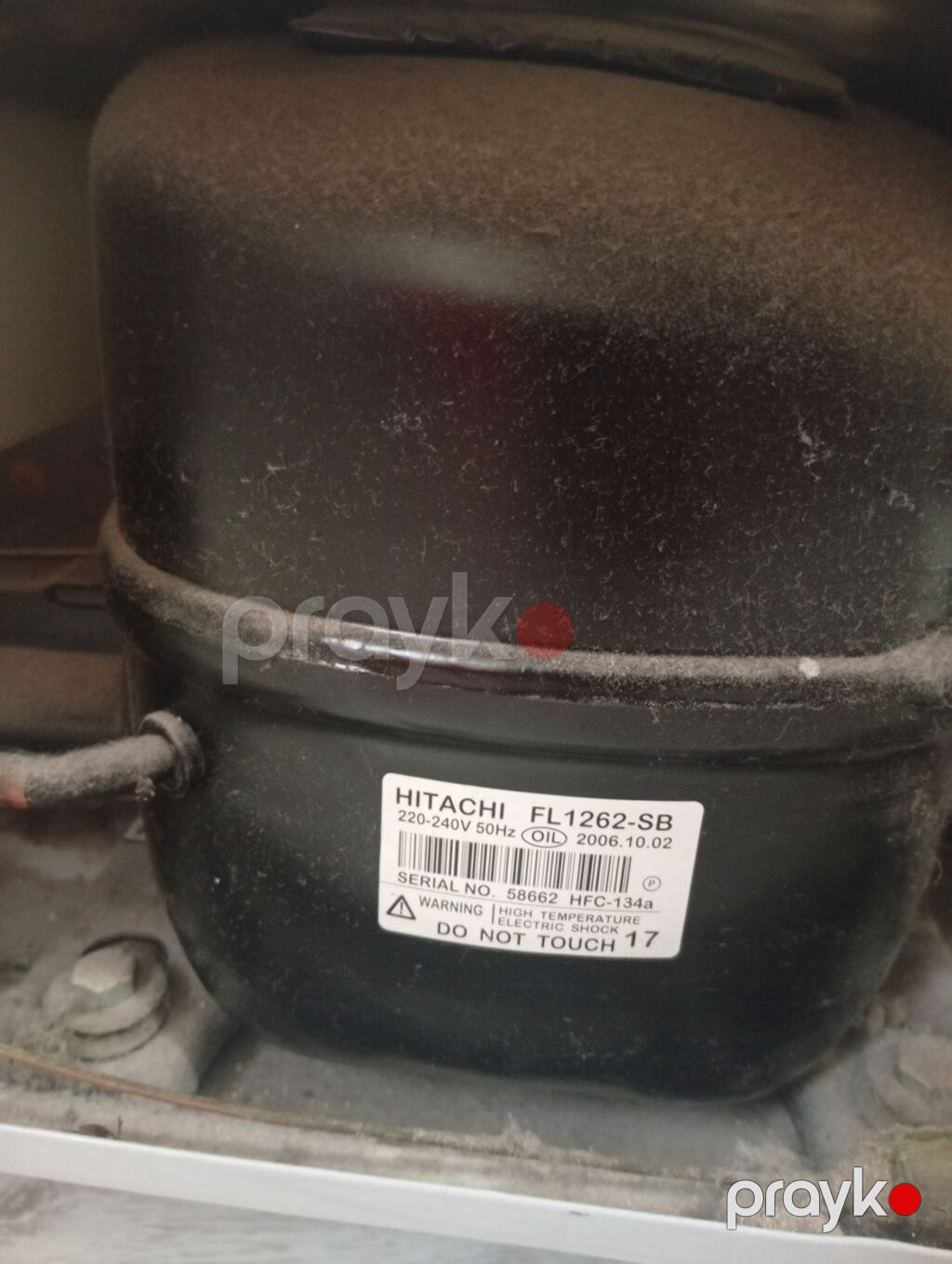 İşlənmiş 2 qapılı Hitachi Soyuducu Satılır, rəng - Bej, Təkərli — Soyuducular, Masazır (6)