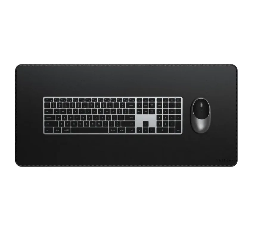 Mouse və klaviatura altlığı Satechi Vegan-Leather Premium Desk Mat Black — Bakı