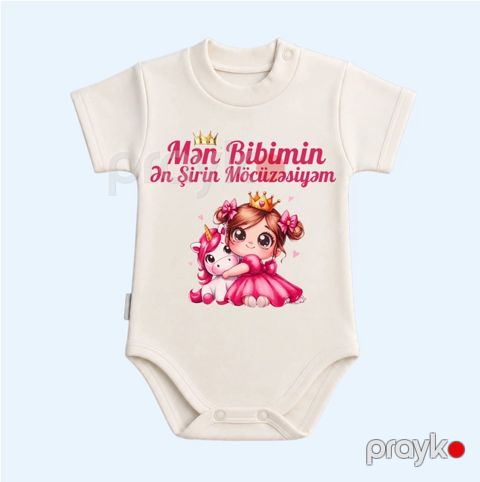 Bodi Bibimin Möcüzəsiyəm, ağ, pambıq, ölçü 9-12 ay — Bakı