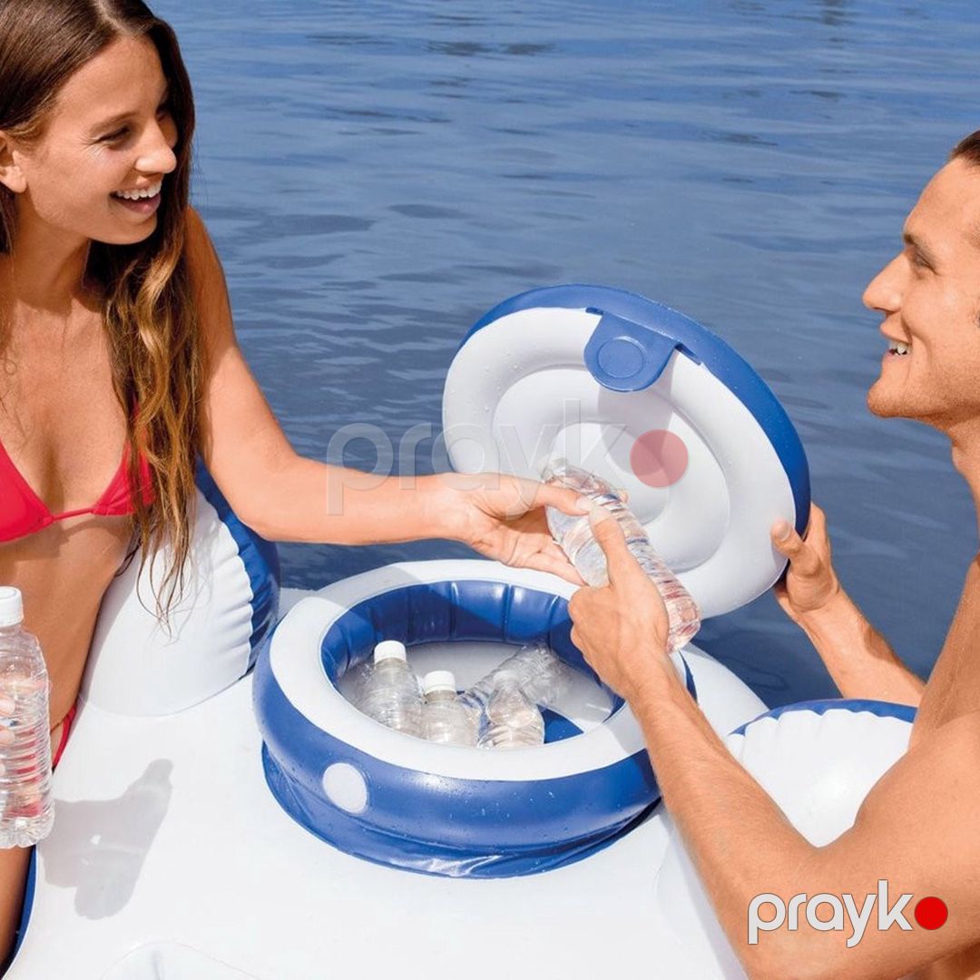 Şişmə su şezlonqu Intex RAX-58837001 River Run II Sport Lounge, 243 x 157 sm — Mallar, Bakı (2)