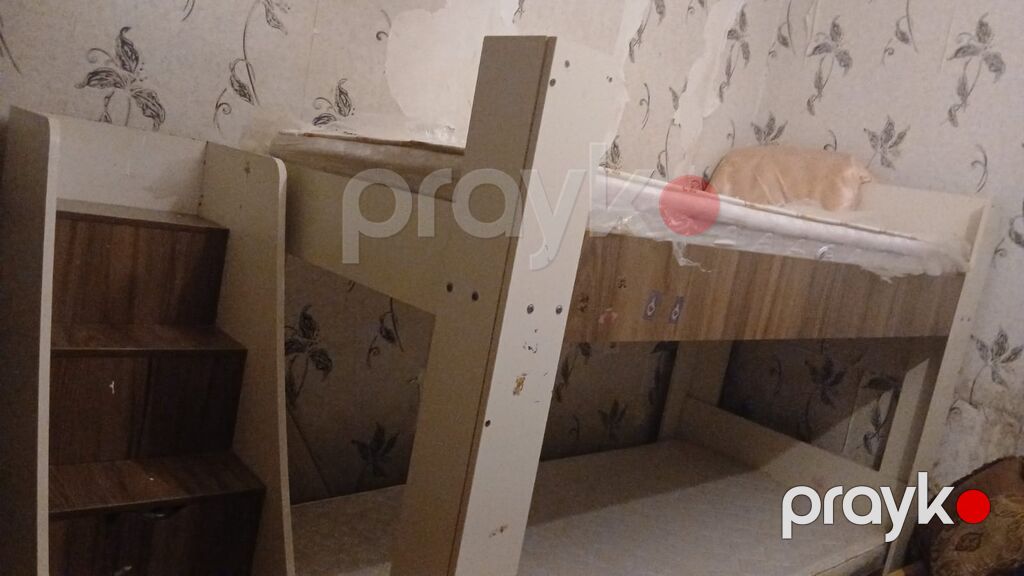 Oğlan və qız üçün, İşlənmiş, Çarpayı, Matras ilə, Siyirməli, Laminat — Yataqlar, Mehdiabad (4)