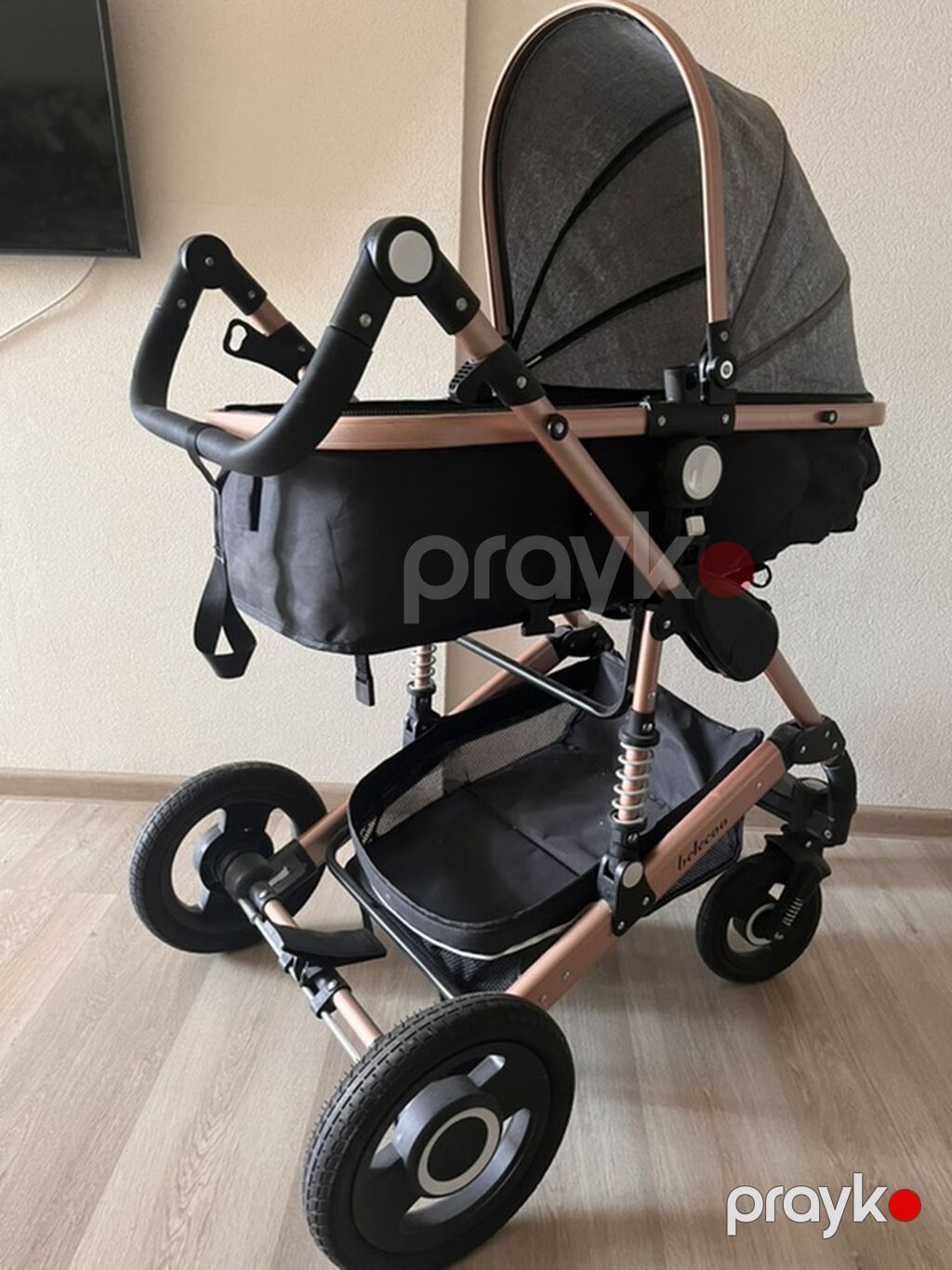 Belecoo 2-in-1 uşaq arabası - Çərçivə: möhkəm alüminium — Arabalalar, Xırdalan (2)