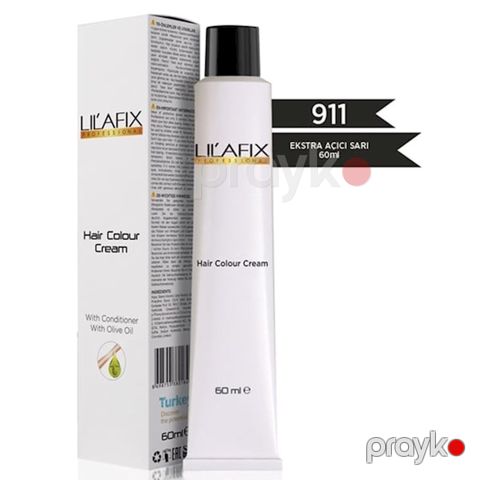 Krem-boya Lilafix Professional ton 911 Extra Lightening Yellow 60 ml — Bakı