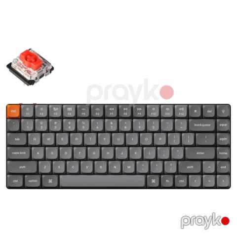 K3 Max Gateron White Backlight Brown Switch Keyboard(K3M-A3Z-AZ) — Bakı