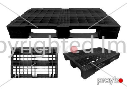 Pallet - poddon plastik Euro Pallet (150 mm x 800 mm x 1200 mm) — Bakı