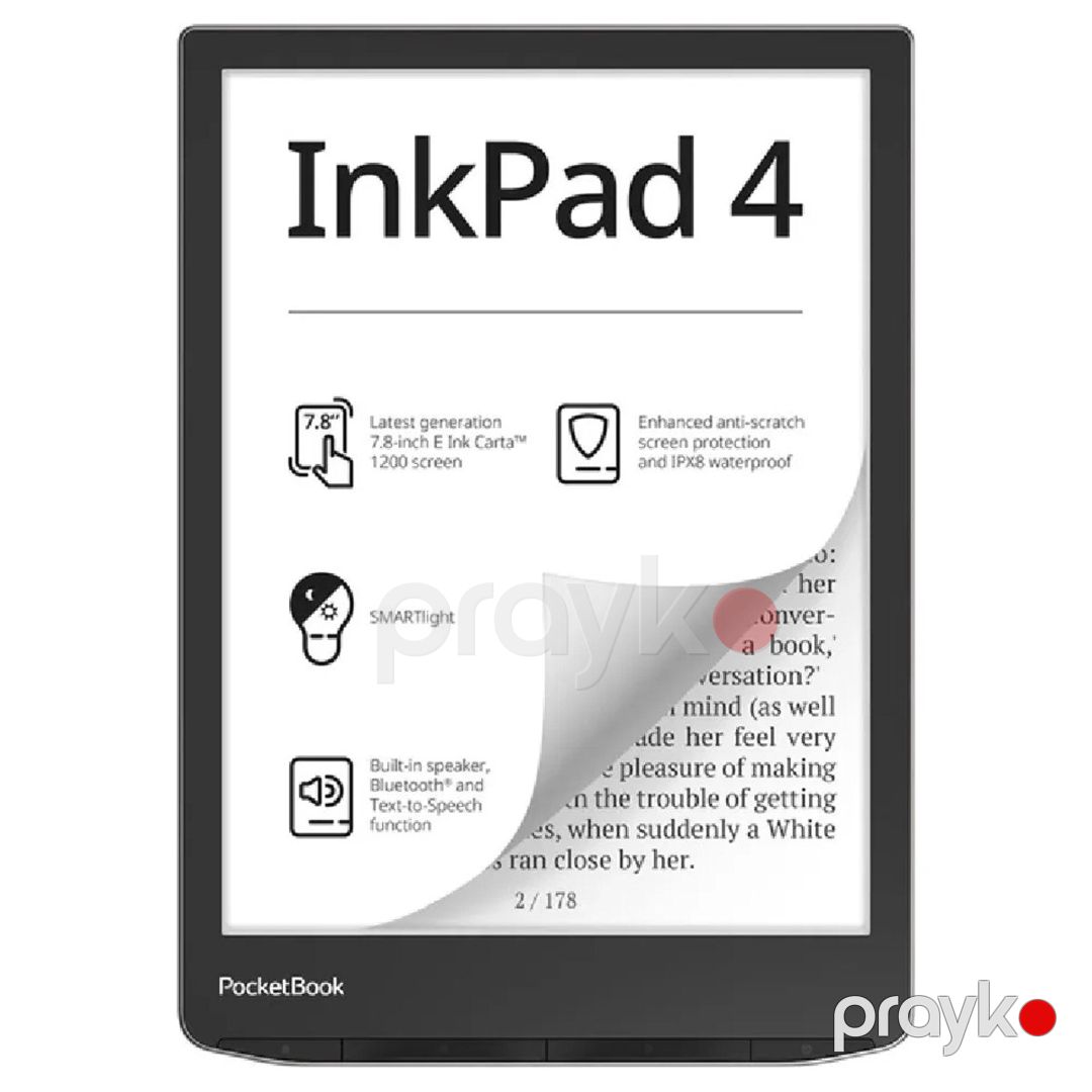 PocketBook 743G InkPad 4 Stardust Silver — Planshetlər, Bakı (2)
