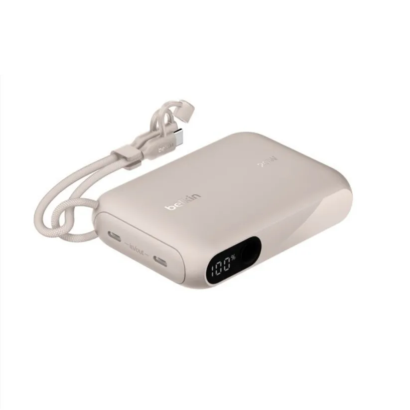 Power bank Belkin 10K PD20W with Display Sand — Mallar, Bakı (4)