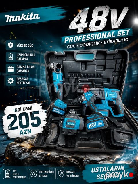Perforator Makita 3in1 — Bakı