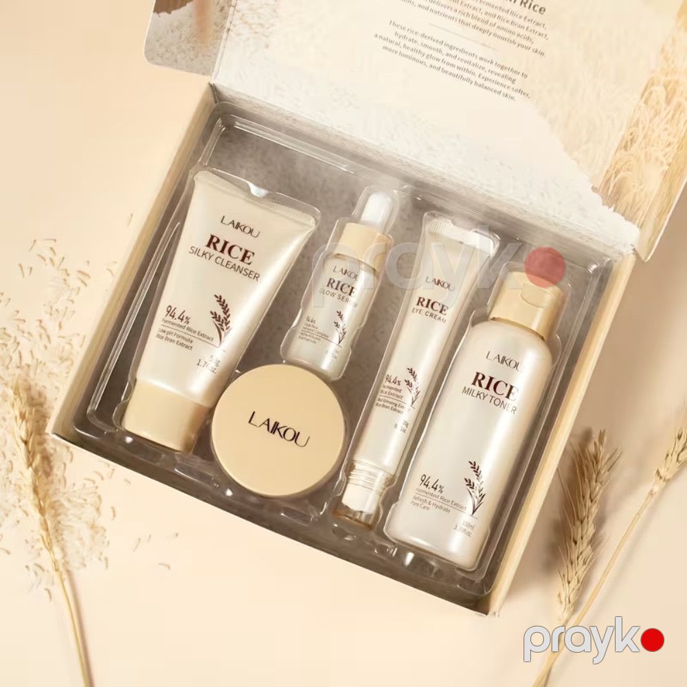 Dəriyə qulluq dəsti (toner + üz üçün təmizləyici vasitə + zərdab + göz ətrafı dərisi üçün krem + üz üçün krem) — Mallar, Bakı (2)
