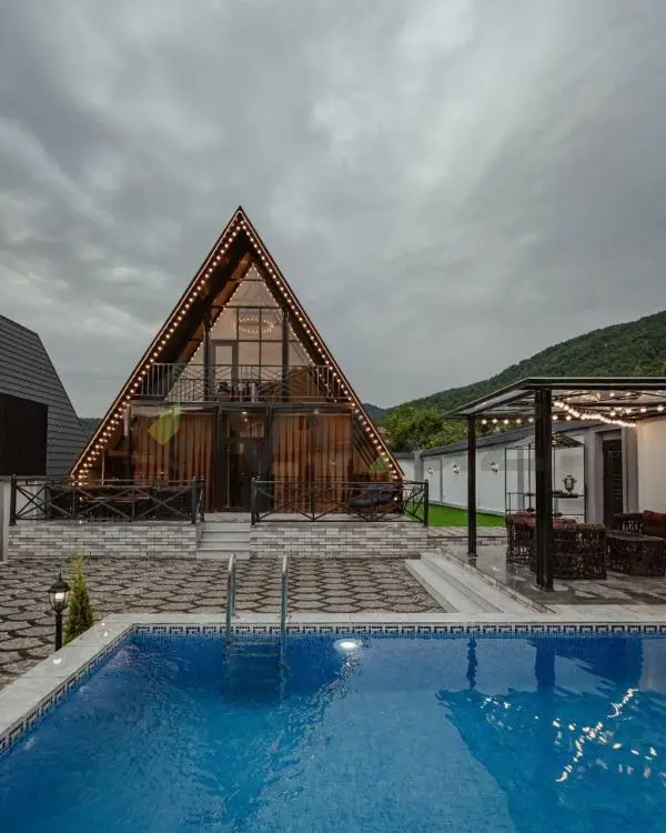 3 otaqlı Həyət evi Kirayə (günlük), Qəbələ — Ev, villa, Qəbələ (7)