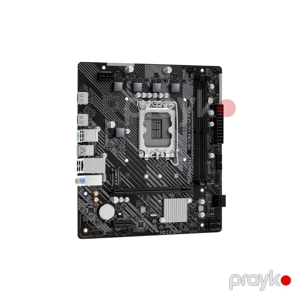 Ana plata “AsRock H610M-H2/M.2 D5 DDR5” (H610M-H2/M.2) — Komponentlər, Bakı (2)