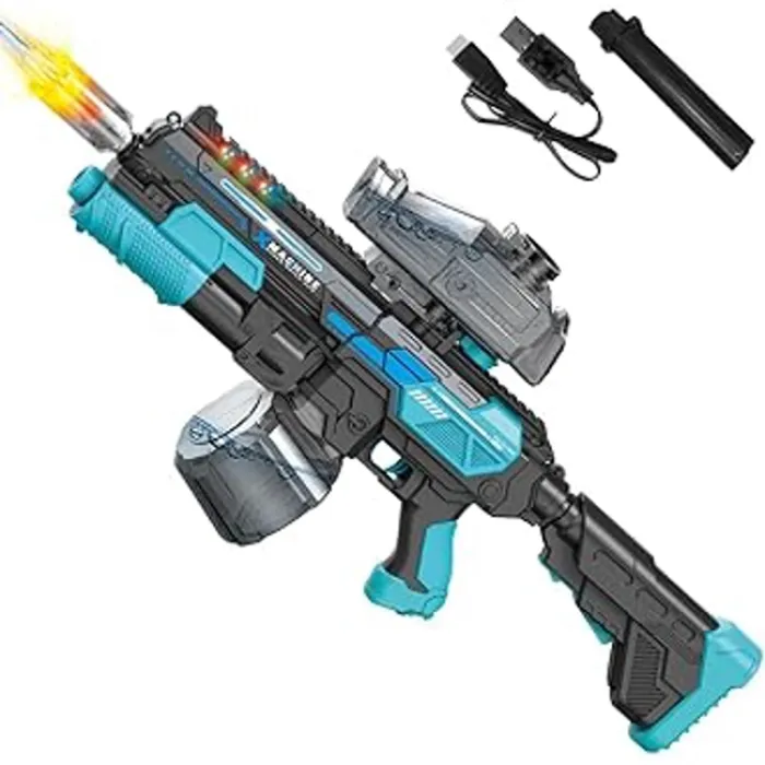 Su Silahı M416 – 1350 mL + Binokl + İşıqlı Səsboğucu — Bakı