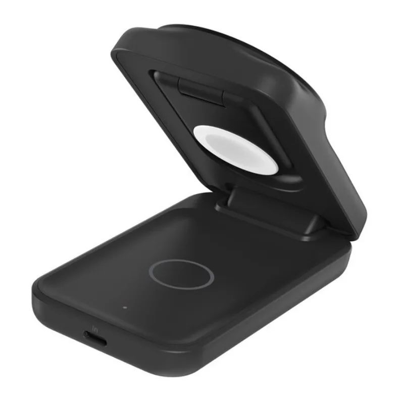 Enerji toplama cihazi Belkin 25W Qi2 3-in-1 Foldable charger Black — Mallar, Bakı (3)