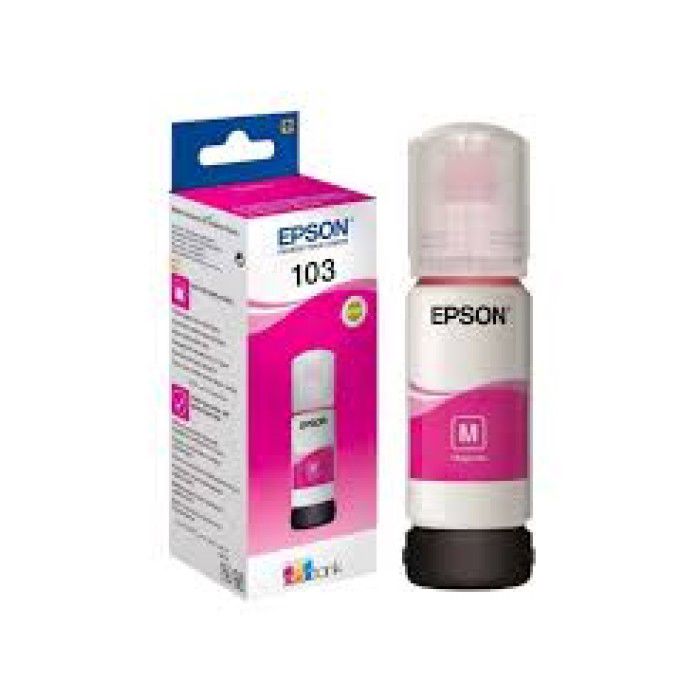Epson 103 M C13T00S34A Magenta Original EcoTank Mürəkkəb Bottle — Elektronika, Bakı (2)
