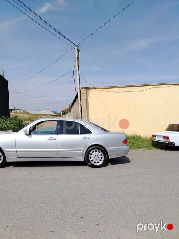 Mercedes E 240, 2.6 L, 2001 il, 350 000 km — Avtomobillər, Ağstafa (3)