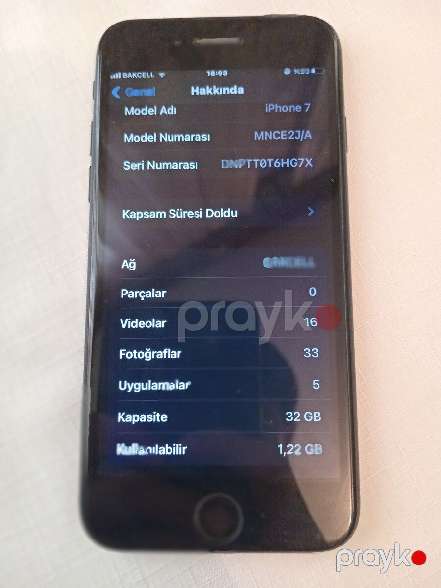 Apple iPhone 7 Black 32GB — Smartfonlar, Xaçmaz (3)