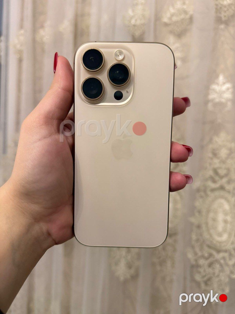 Apple iPhone 16 Pro Desert Titanium 128GB/8GB — Smartfonlar, Şəki (2)