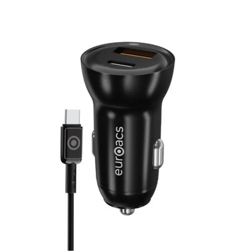 Avtomobil enerji toplama cihazı Euroacs EU-MC435 Type-C PD 60W — Bakı