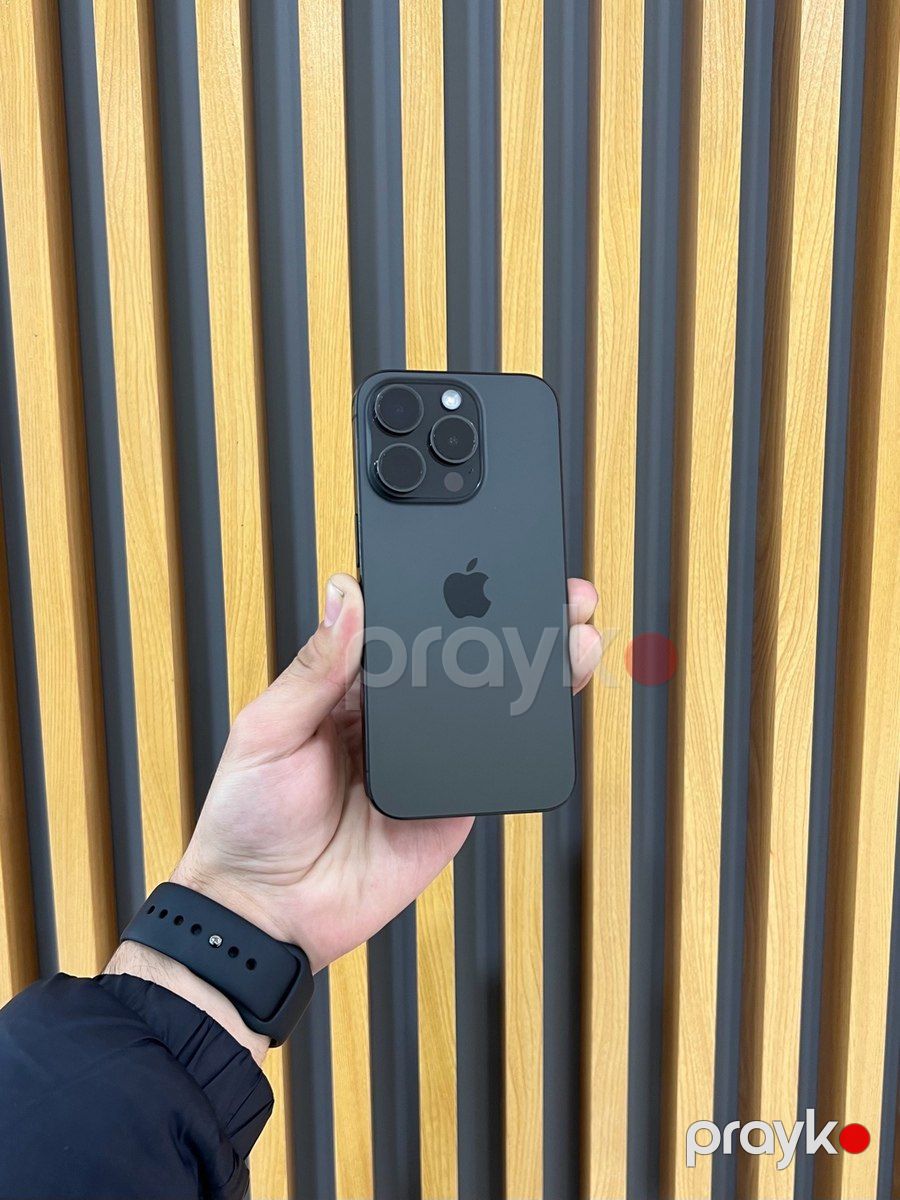 Apple iPhone 15 Pro Black Titanium 128GB/8GB — Smartfonlar, Bakı (2)