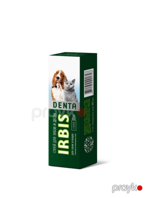 Sprey Irbis Denta Pişiklər və itlər üçün ağız gigiyenası üçün, 30 ml — Bakı