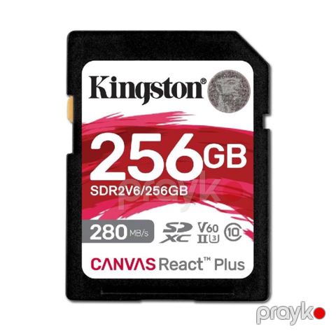 SD kart Kingston Canvas React Plus 256GB Sdxc II V60 — Bakı