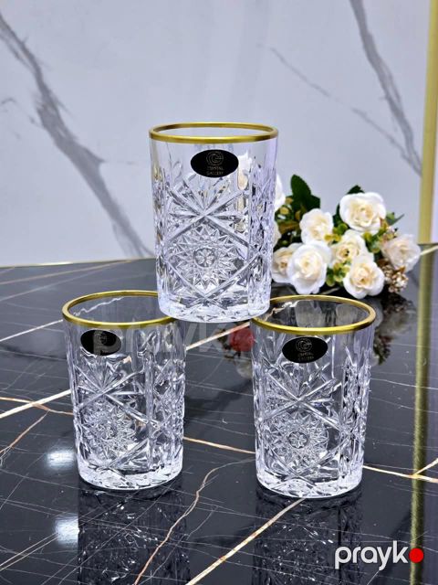 Stəkan dəsti 10726, isti içkilər üçün, kristalin, 150 ml, 6 ədəd — Bakı