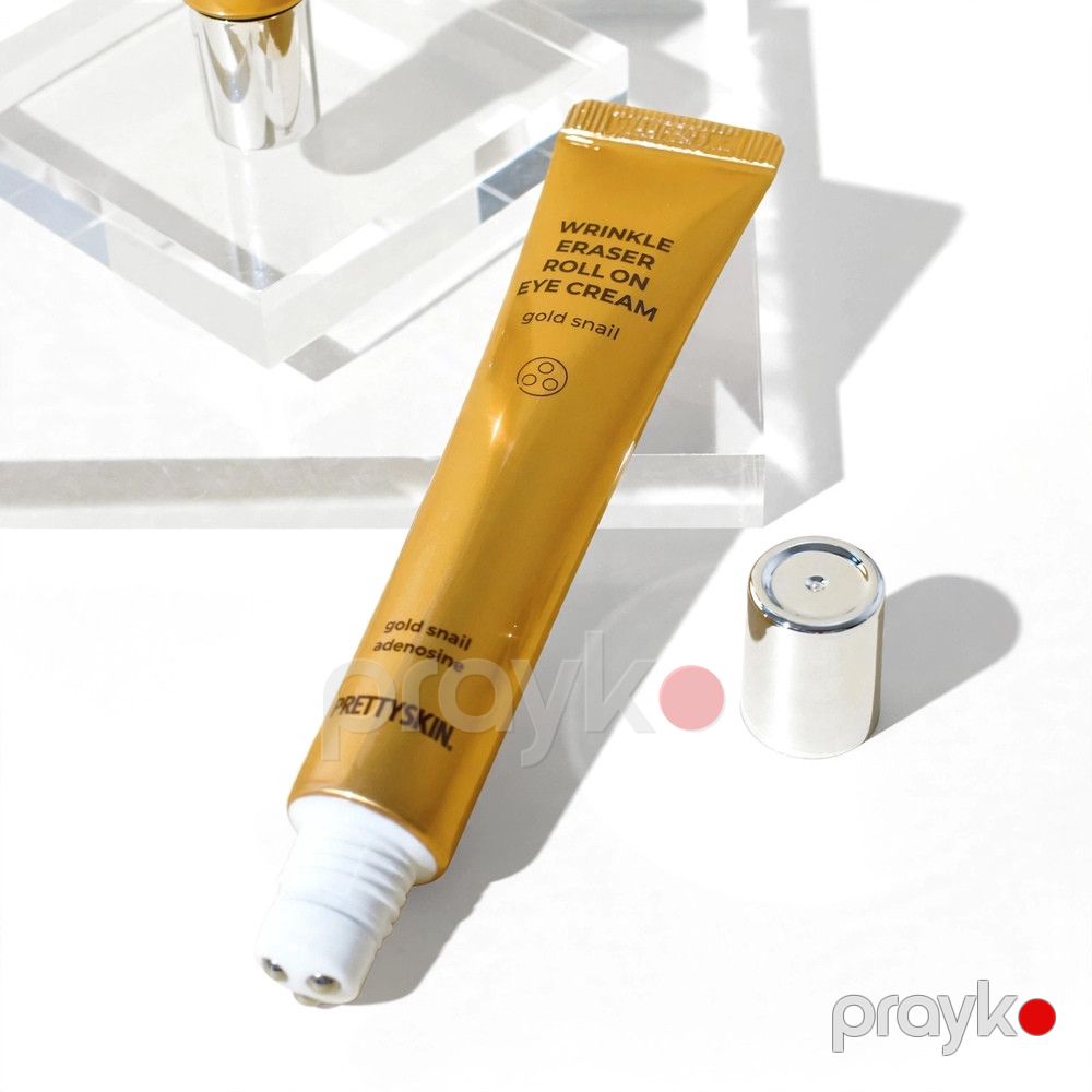 Göz ətrafı dərisi üçün krem Pretty Skin Wrinkle Eraser Roll On Eye Cream Gold Snail 30 ml — Mallar, Bakı (2)