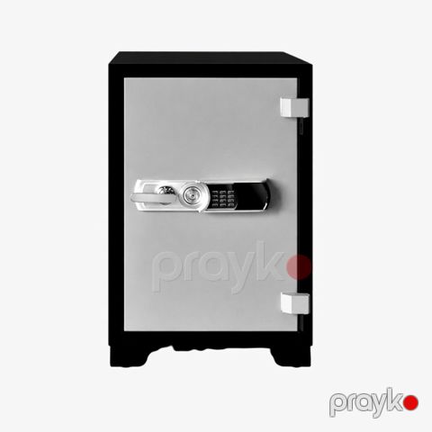 CeqSafe LB-880 Rəqəmsal və Mexaniki Kilidli Yanğına Dayanıqlı Elektron Seyf — Bakı