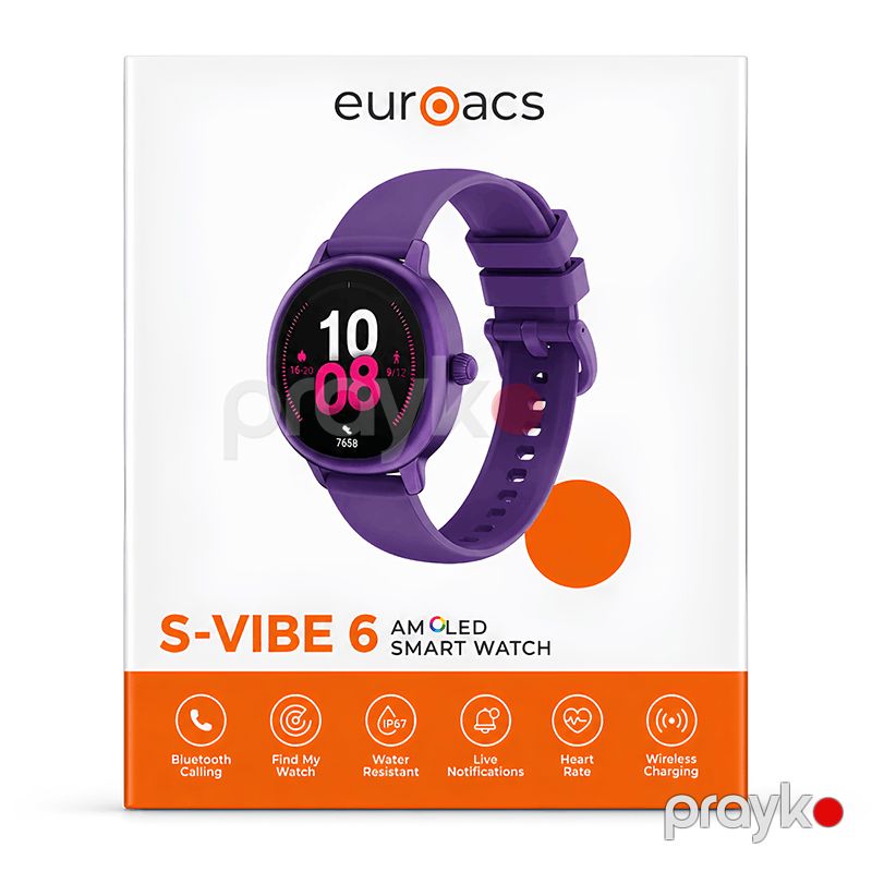 Ağıllı saat Euroacs S-vıbe 6 Purple — Ağıllı saatlar, Bakı (2)