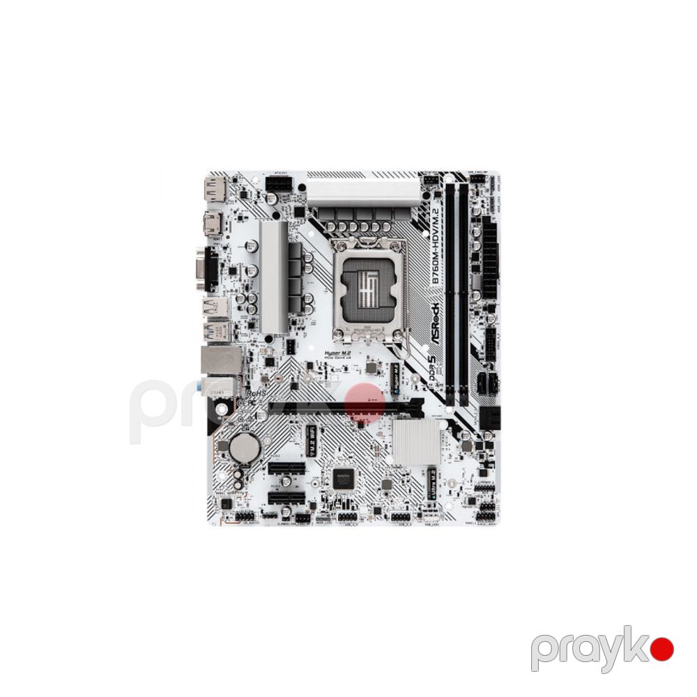 Ana plata “AsRock B760M-HDV/M.2 DDR5” (B760M-HDV/M.2) — Komponentlər, Bakı (2)
