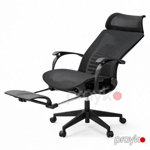 Ofis üçün kreslo Deli 91019, tor, qara — Bakı