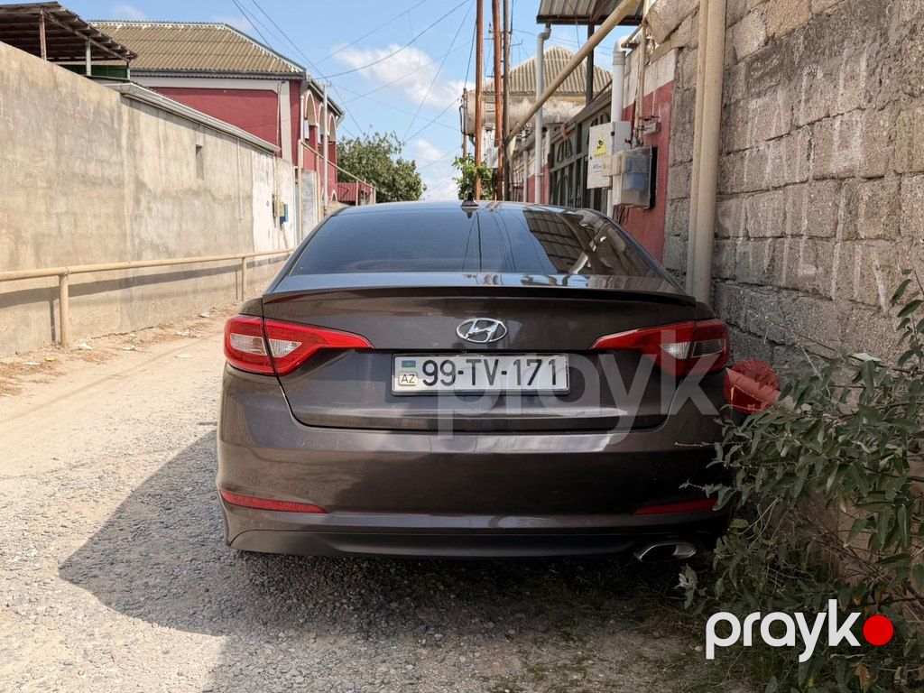 Hyundai Sonata, 1.6 L, 2015 il, 250 000 km — Avtomobillər, Bakı (6)