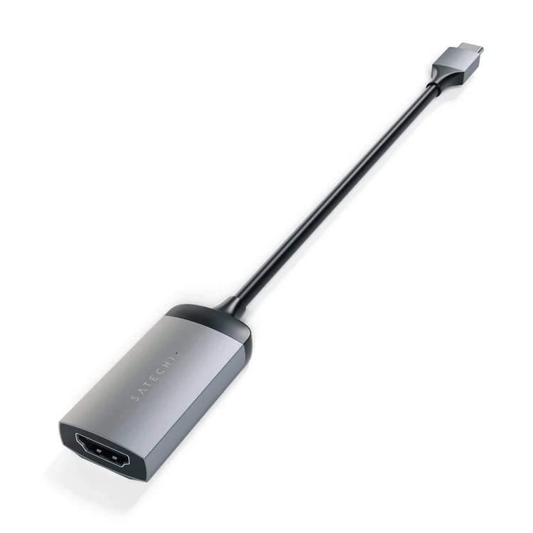 HUB Satechi Aluminum Type-C to HDMI Adapter 4K 60Hz Space Gray — Mallar, Bakı (2)
