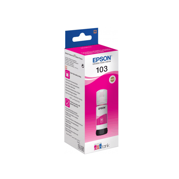 Epson 103 M C13T00S34A Magenta Original EcoTank Mürəkkəb Bottle — Elektronika, Bakı