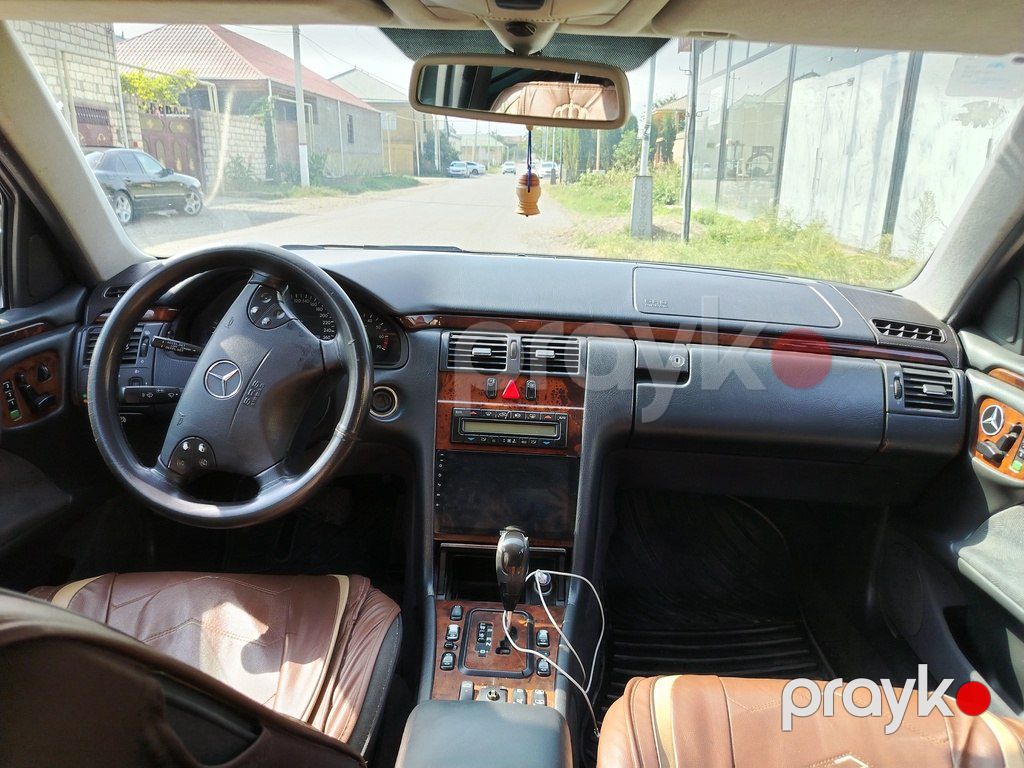 Mercedes E 240, 2.6 L, 2001 il, 350 000 km — Avtomobillər, Ağstafa (7)