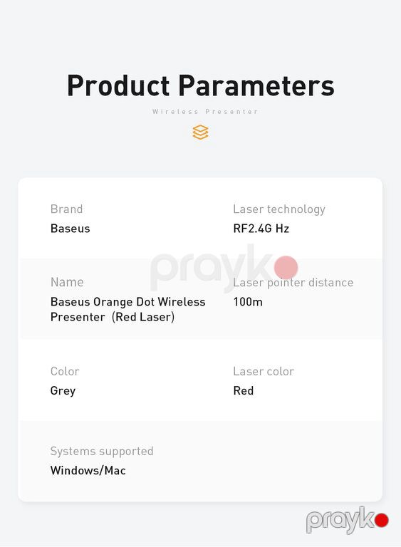 "Baseus Wireless Presenter Pen 2.4Ghz USB C" Adapter — Səs texnikası, Bakı (8)